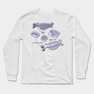 Anomalocaris Fossils Long Sleeve T-Shirt